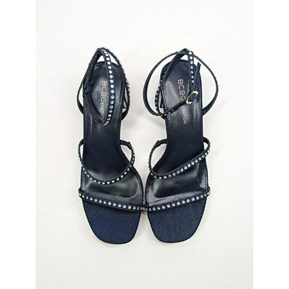 BCBGeneration Lissena-2 Women's Rhinestones Platform Sandals Size 7.5 MSRP $109 - Picture 3 of 7